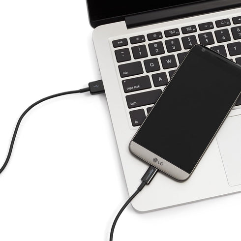 Amazon Basics 5-Pack USB-C to USB-A 2.0 Fast Charger Cable, 480Mbps Speed, USB-IF Certified, for Apple iPhone 15, iPad, Samsung Galaxy, Tablets, L...