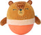 Manhattan Toy Wobbly Bobbly Bear Weighted, Soft Silicone Wobble Ball with Embroidered Plush Baby & Toddler Toy...