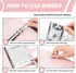 100 Envelopes Money Saving Challenge Book with Envelopes 100 Day Envelope Challenge Money Saving Binder Budget Book with Cash Envelopes, 5,050 Sav...
