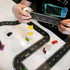 PlayTape Road Tape for Toy Cars - Sticks to Flat Surfaces, No Residue; 2-Pack of 30 ft. x 2 in. Black Road...