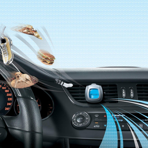 Febreze Car Vent Clips Air Freshener and Odor Eliminator, Linen and Sky Scent - 8 Pieces...