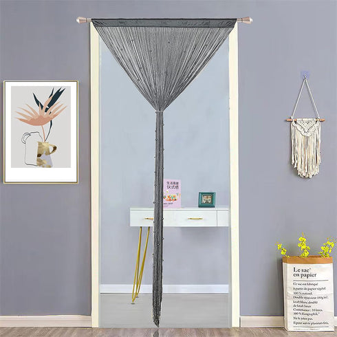 Beaded Curtain Beads Door String Curtains Ideal for Living Room Decor Wall Hanging Fringe Doorway Divider Bedroom Backdrop Hippie Window Closet Pr...