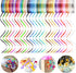 Curling Ribbons, 48 Colors 5mm 11 Yards Gift Wrapping Ribbons for Art Crafts Bows Wedding Party Florist...