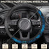 Watercolor Blue Sea Turtle Car Steering Wheel Cover Universal Fit 15 inch, Sweat Absorption Anti-Slip Breathable Neoprene Steering Wheel Protector...