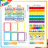 90 Pcs Science Fair Board Supplies 60 Trim Scalloped Bulletin Board Borders 24 Presentation Board Subtitles 6 Science Fair Titles for Classroom Di...