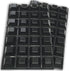 Black Large Trapezoid Bumper Feet (56 Pack) Self Stick Bumper Pads - Adhesive Tall Square Bumpers for Electronics, Speakers, Laptop, Appliances, F...