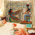 FEASRT Egyptian Gods Tapestry Ancient Hieroglyphic Tapestry Wall Hanging Tapestries for Home Bedroom Living Room Apartment Dorm Office Decor 80x60...