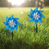 Hausse 10 Pack Reflective Pinwheels with Stakes, Extra Sparkly Pinwheel for Garden Decor, Bird Repellent Devices Deterrent to Scare Birds Away fro...