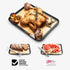 Dreamfarm Fledge Bamboo Dishwasher-Safe, Double-Sided Cutting Board with Non-Slip, Juice-Catching Flip-Up Silicone Edges - 10"x7", Bamboo...