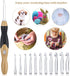 11 Sizes Lighted Crochet Hooks Set Rechargeable Crochet Hook Light Up Hooks with Case, Interchangeable Heads 2.5 mm to 8 mm for DIY Craft Supplies...