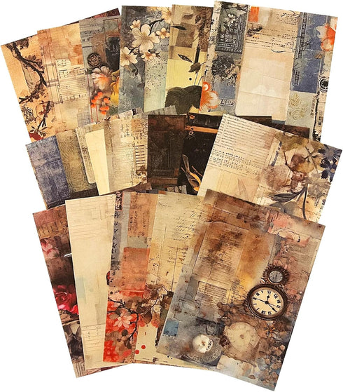 Scrapbook Craft Paper Kit for Scrapbook Journaling Supplies?Craft Supplies Materials Decoupage Paper for Scrapbooking Supplies?Bullet Journal Sten...