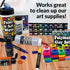 Paint & Art Wipes Paint Remover Wipes Cleaner Epoxy Glue Stains Latex, Acrylic Hand Cleaner and Plastic, Metal or Wood Surfaces, Floors, Brushes, ...