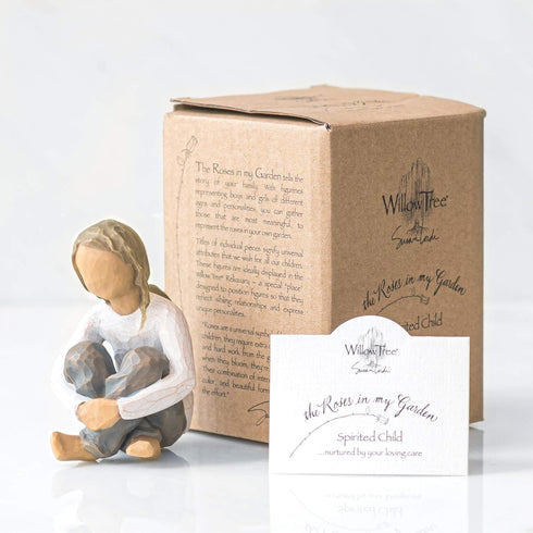Willow Tree Spirited Child, Sculpted Hand-Painted Figure...