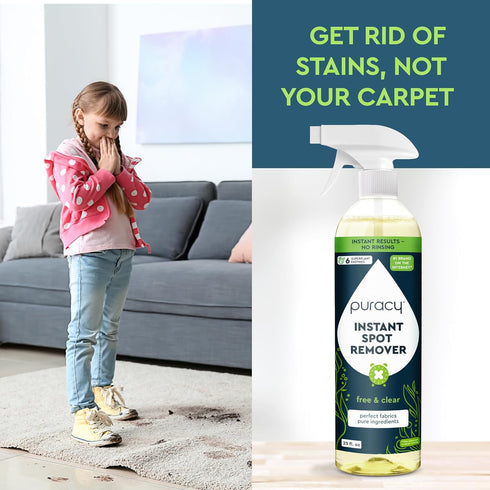 Puracy Stain Remover - Cleaning Spray, Clothes Stain Remover for Clothes, Laundry Stain Remover Spray for Clothes, Travel Stain Remover, Oil Stain...