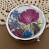 Designer Pill Box by Houder - Decorative Pill Case with Gift Box - Carry Your Meds in Style (Violets)...