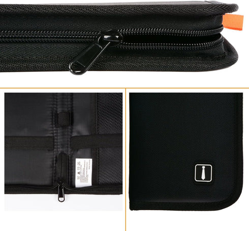 Hoshin Travel Tie Case, Cufflinks Necktie Storage Box Tie Holder Gift for Mens...