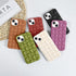 for iPhone 13 Case iPhone 14 Case Cute 3D Weave Grid Design for Women Girls Soft TPU Silicone Phone Case Raised Bumper Corners Full Protective Cas...