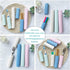 4 Packs Toothbrush Travel Case Portable Travel Toothbrush Holder Breathable Toothbrush Travel Containers for School Business Camping Travel Toothb...