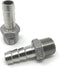 CONCORD 304 Stainless Steel 1/2" Barb Hose to 1/2" NPT Home Brew Fitting. 2 Pack...