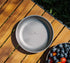Boundless Voyage Titanium Camping Plate Dishes Saucer Lightweight Round Dinnerware Set Stackable Serving Plates Pasta Plates Travel Outdoor Home K...
