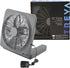 O2COOL Treva 10-Inch Portable Desktop Air Circulation Battery Fan, 2 Speed, Compact Folding & Tilt Design, with AC Adapter (Graphite)...