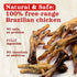 Natural Farm Nail-Free Chicken Feet Dog Treats (20 Pack), 100% Free-Range Air Dried Chicken Feet, No Nails, Fully Digestible, High Protein, Low Ca...