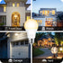 MikeWin Dusk to Dawn Light Bulbs,A19 12W(100W Eqv.) Sensor LED Bulb,Auto On Off,Photocell Detector,3000K Warm White, E26,Security Lighting for Ind...