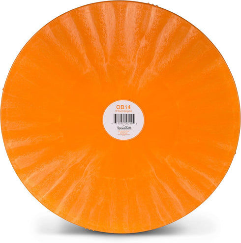 Speedball 14 Inch Round Universal Pottery Wheel Bat, Orange, for Ceramics and Clay Work...