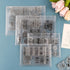 30 Pcs 5.5x7.5inch Stamp & Die Storage Pockets Resealable Clear Plastic Seal Bags Storagefor Cutting Dies Stamp Crafts for DIY Scrapbooking Paper ...