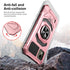 for Nokia C110 Phone Case with Tempered Glass Screen Protector,Military Grade Heavy Duty Shockproof Protective Cover,with Ring Kickstand Full-Body...