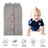 Newborn Baby Swaddle Blanket, Baby Kids Toddler Knit Soft Warm Fleece Blanket Swaddle Sleeping Bag Stroller Unisex Wrap for Boys Girls (Grey)...