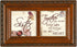 Cottage Garden Sister Ribbon Woodgrain Rope Trim Petite Music Box Plays That's What Friends are for...