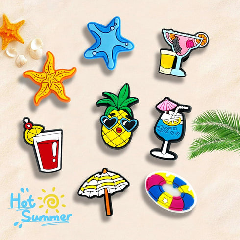 Charms for Bogg Bag Bag Beach Tote Bag Rubber Beach Bag, Decoration Charms for Girls Women Bag Accessories...