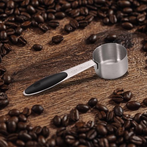 1/8 Cup(2 Tbsp/30 ml/30 cc/1 oz) Measuring Cup, Small Measuring Cup Measuring Scoop,Stainless Steel Coffee Measuring Scoop,Single Metal Coffee Sco...