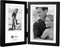 Malden International Designs Black Concept Wood Picture Frame, Double Vertical, 2-5x7, Black...