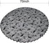Black Lace Tablecloth Round Overlay with Spider Web and Mat for Halloween Party,Easter,Fireplace and Mantle Cover Decoration (Round 70", Black)...