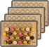 Macaron Baking Mats - Pack Of 4 - Half Sheet Size - For Perfect Macarons & Cookies - Silicone Macaron Baking Sheets With Size Guiding Circles - He...