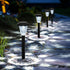 GIGALUMI Solar Outdoor Lights,Solar Lights Outdoor Waterproof 2 Pack,Cool White Solar Pathway Lights for Outside,Outdoor Lights Solar Powered Gard...