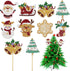 JHGCVX 8 Pcs Christmas Diamond Art, Diamond Painting Kits for Garden Decor, Christmas Stakes Diamond Art Kits for Indoor Outdoor Garden Yard Decor...