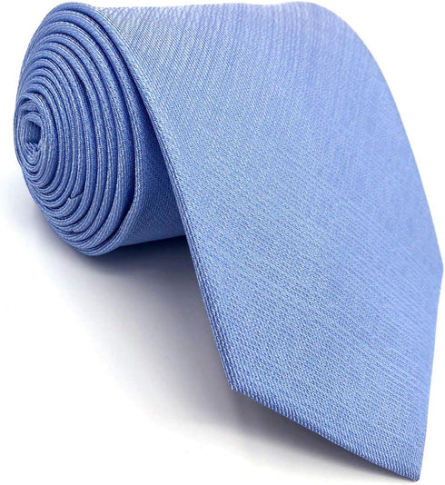 S&W SHLAX&WING Ties for Men Necktie Set with Pocket Square Cufflinks Hanky XL 12...