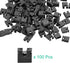 uxcell 100pcs 2mm Standard Pin Header Jumper Cap Short Circuit Connection Cap Mini Micro Jumper Bridge Plug Black...