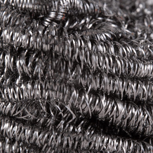 RSVP International Endurance Cleaning Collection Stainless Steel Scrubbies, Heat-Treated, Pressed & Curled, Long Lasting, Non-Rusting, Scrubber, 2...