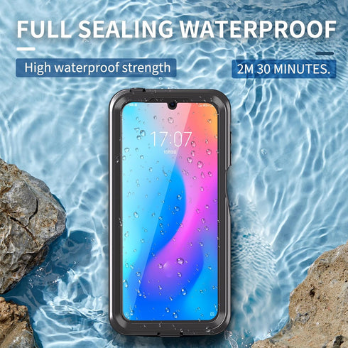 for Motorola Moto G Play 2024 Phone Case Waterproof IP68 Certified Dustproof Shockproof Built-in Screen Protector Rugged Full Body Protective Cove...