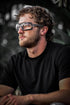 Birdz Eyewear Gasket Safety Padded Motorcycle Sport Sunglasses Black with Smoke Lens...