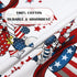 4th of July Patriotic Kitchen Towel 100% Cotton Independence Day Gnome Quick Dry Stars and Stripes Flag Tea Towels 20×27.5inch, Dishcloth for Dini...
