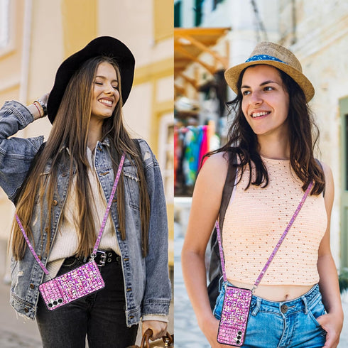 Asuwish Phone Case for Samsung Galaxy A14/M14 5G Wallet Cover with Tempered Glass Screen Protector and Card Holder Stand Leather Bling Glitter Cel...