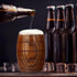 IUAQDP 2 Pieces Novelty Wood Barrel Shaped Wooden Drinking Beer Tea Cup Home Decor New Camping Cup Wood Coffee Mugs...