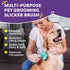 Hertzko Dog & Cat Brush, Dog Brush for Shedding, Cat & Dog Grooming, Self Cleaning Slicker Brush for Pets, Grooming Brushes for Long Short Haired ...