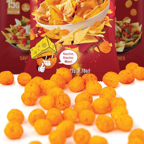 Snack House High Protein Puffs - Low Carb Snacks, 15g of Protein, Healthy Gluten & Grain Free Snack Food - Low Calorie Guilt Free Keto Diet Friend...