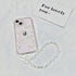 Ownest Compatible with iPhone 13 Case with Clear Cute 3D Bowknots and Pearl Aesthetic Patterns for Women Teen Girls, Glitter Sparkle Back and Full...